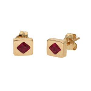 Örhänge 18k guld med cz