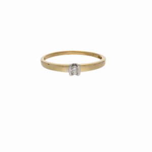 Ring 18k guld med briljanter