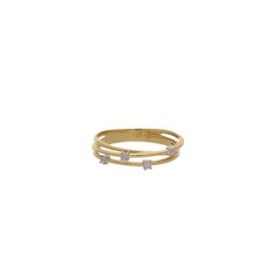 Ring 18k guld med briljanter